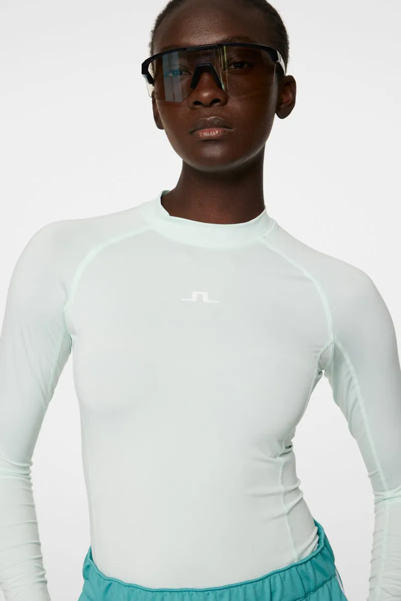 Bas- Och Mellanlager | Tennis-J.Lindeberg Lorena Top LS Moonlight Jade