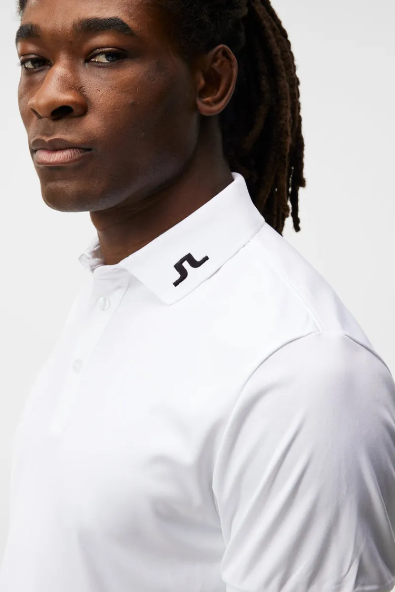 Pikétröjor-J.Lindeberg M KV Reg Fit White