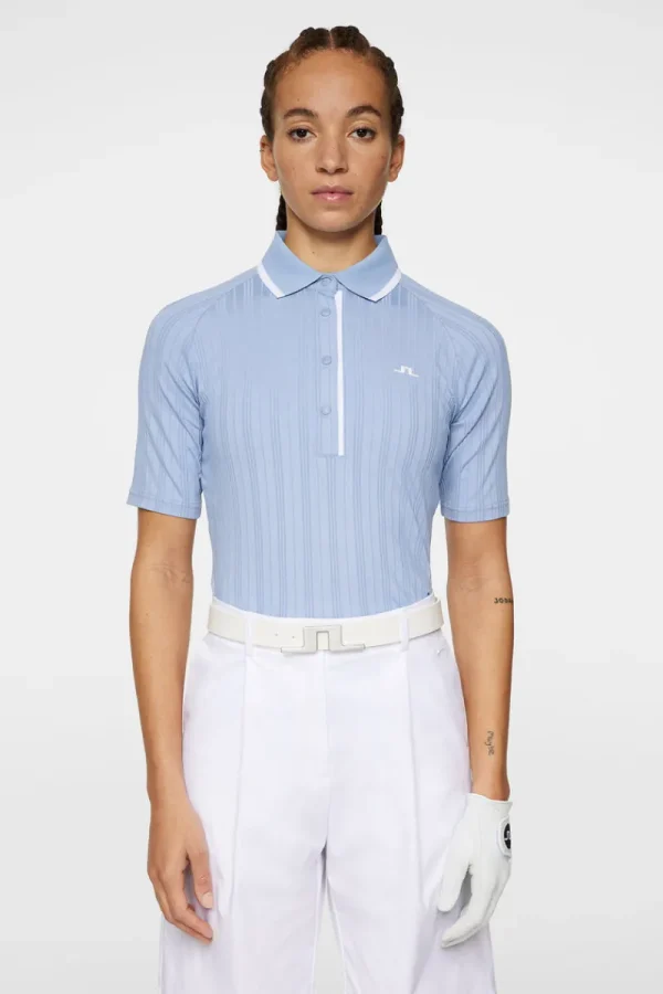 Golf | Överdelar-J.Lindeberg Mandy Polo Rain Washed