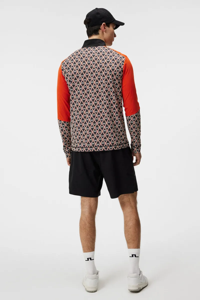 Bas- Och Mellanlager | Outdoor-J.Lindeberg Matias Print Mid Layer Geo Black