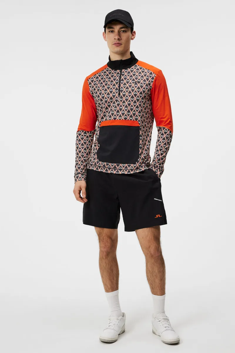 Bas- Och Mellanlager | Outdoor-J.Lindeberg Matias Print Mid Layer Geo Black