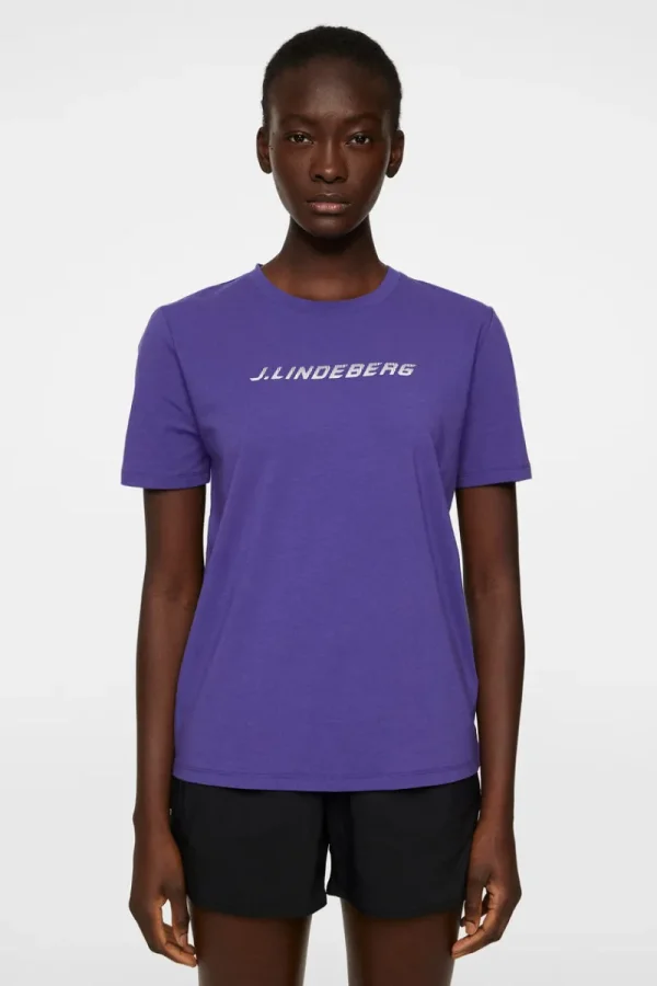 Överdelar | Tennis-J.Lindeberg Maureen T-shirt Deep Wisteria