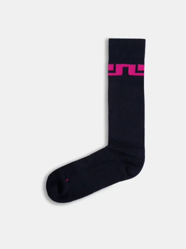 Ski | Strumpor-J.Lindeberg Mike Ski Wool Sock JL Navy