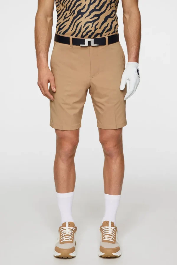 Golf | Shorts-J.Lindeberg Mitch Shorts Tigers Eye
