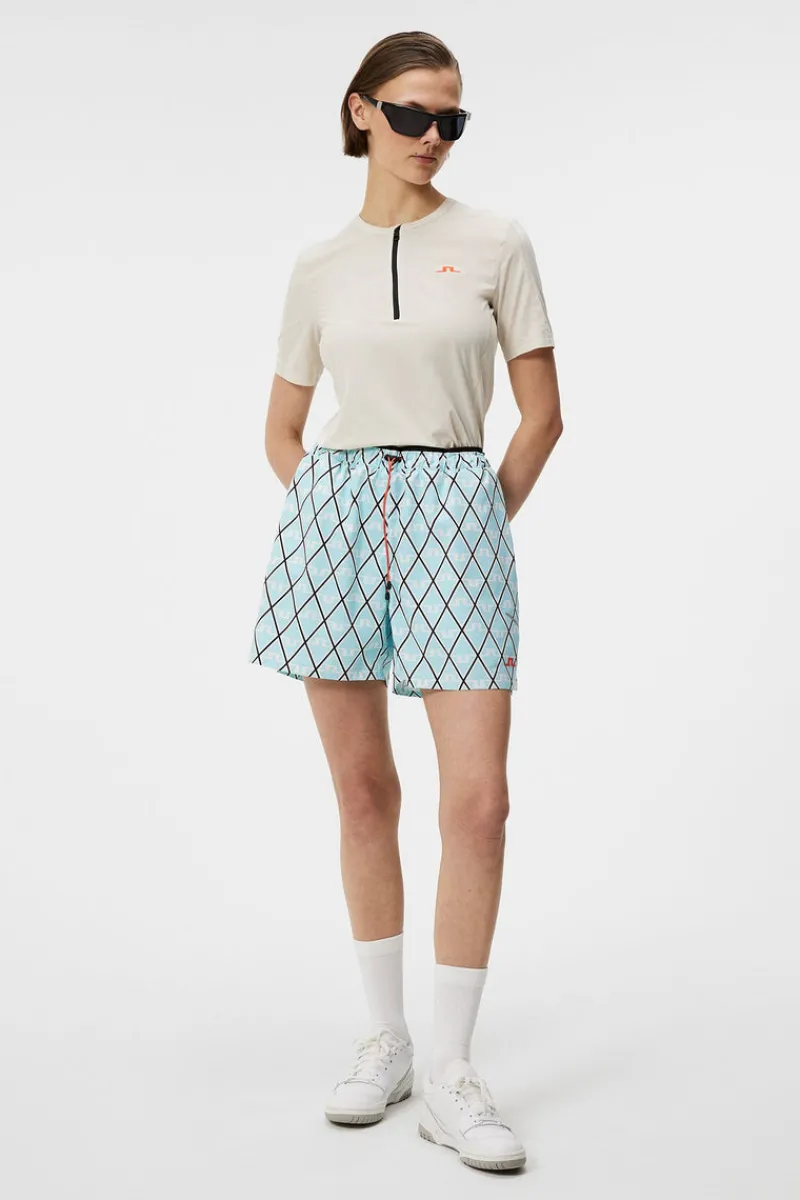 Shorts | Byxor-J.Lindeberg Novia Print Pro Pack Shorts Geo Atomizer