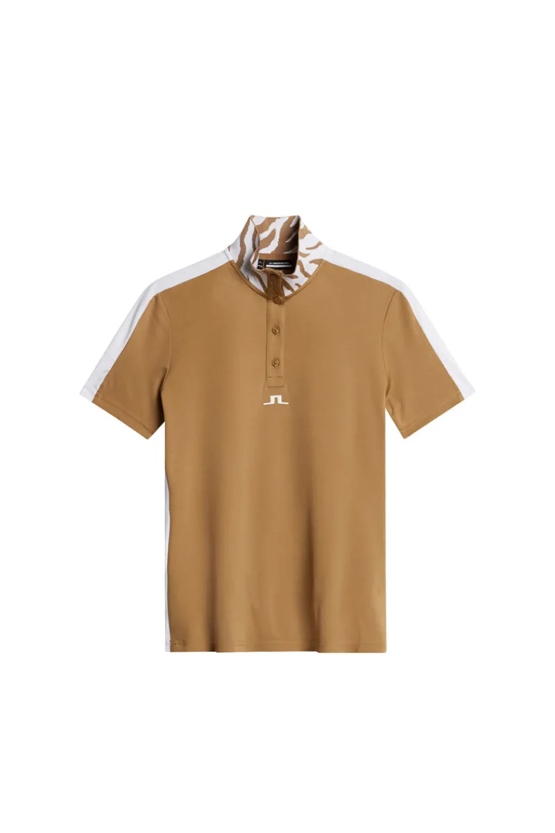 Golf | Överdelar-J.Lindeberg Pip Polo Tigers Eye