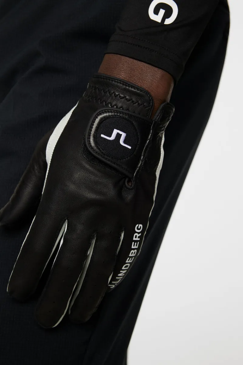 Golf | Golf-J.Lindeberg Ron Leather Golf Glove A Black