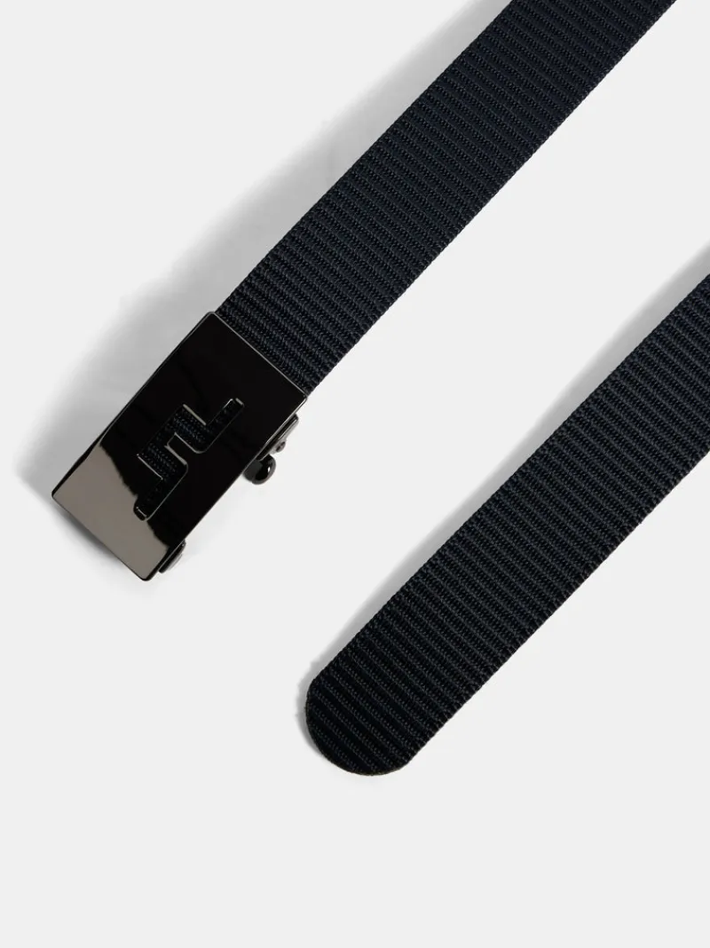 Golf | Golfbälten-J.Lindeberg Roy Webbing Belt JL Navy