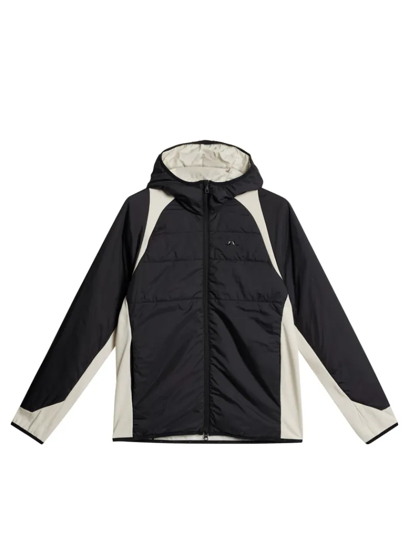 Bas- Och Mellanlager | Outdoor-J.Lindeberg Scott Hybrid Hood Colorblock Almond Milk