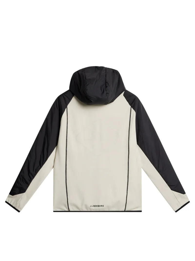 Bas- Och Mellanlager | Outdoor-J.Lindeberg Scott Hybrid Hood Colorblock Almond Milk