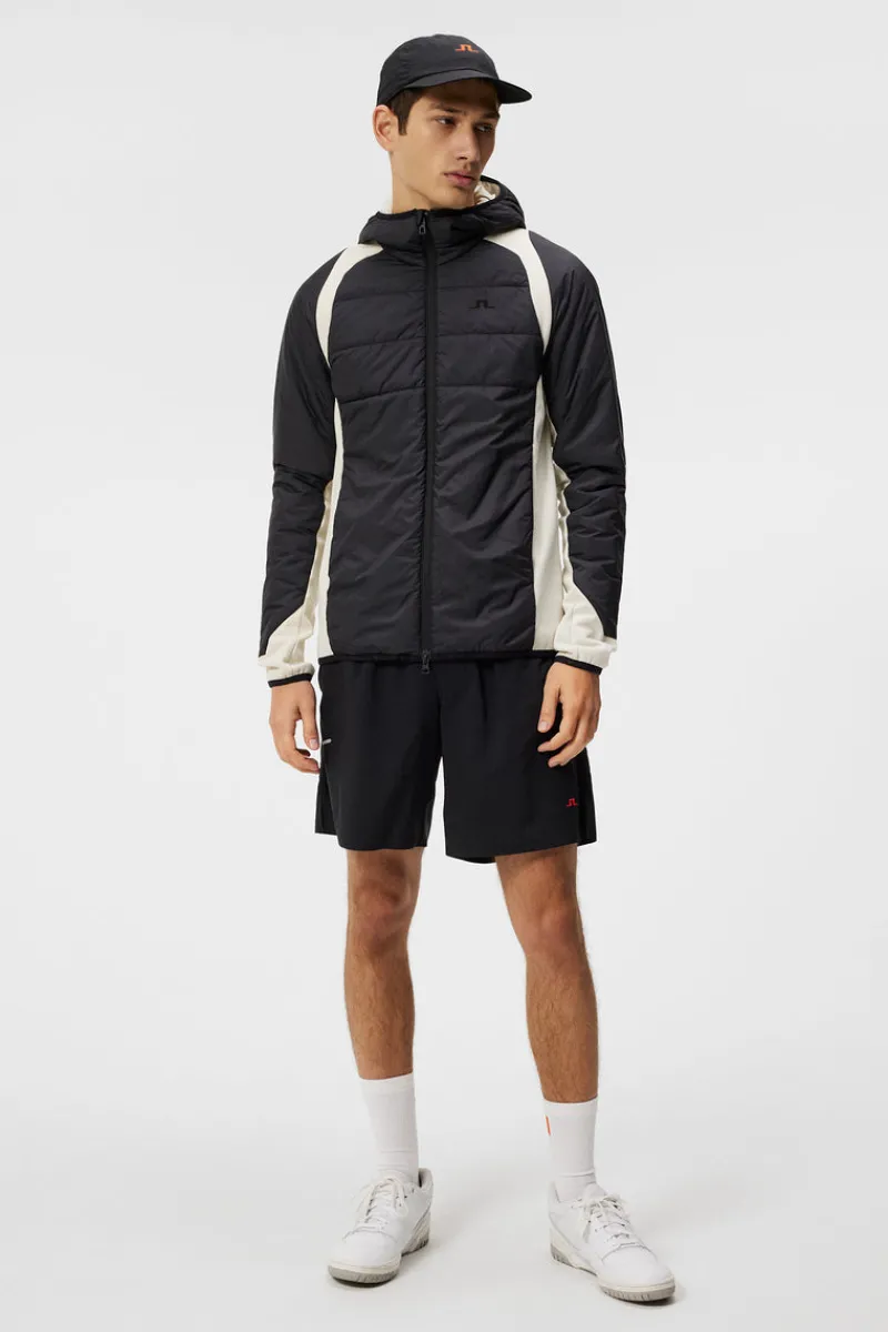 Bas- Och Mellanlager | Outdoor-J.Lindeberg Scott Hybrid Hood Colorblock Almond Milk