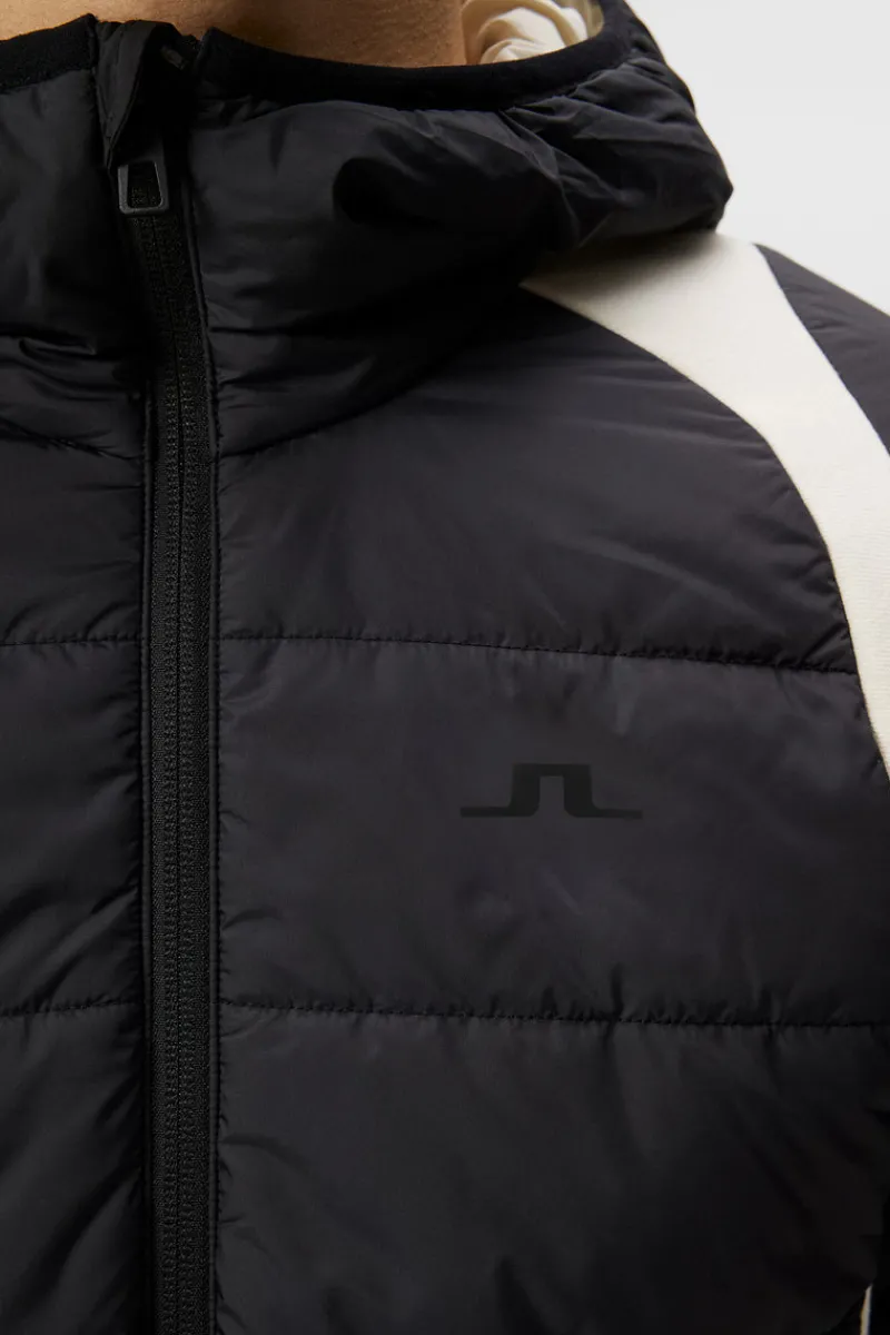 Bas- Och Mellanlager | Outdoor-J.Lindeberg Scott Hybrid Hood Colorblock Almond Milk