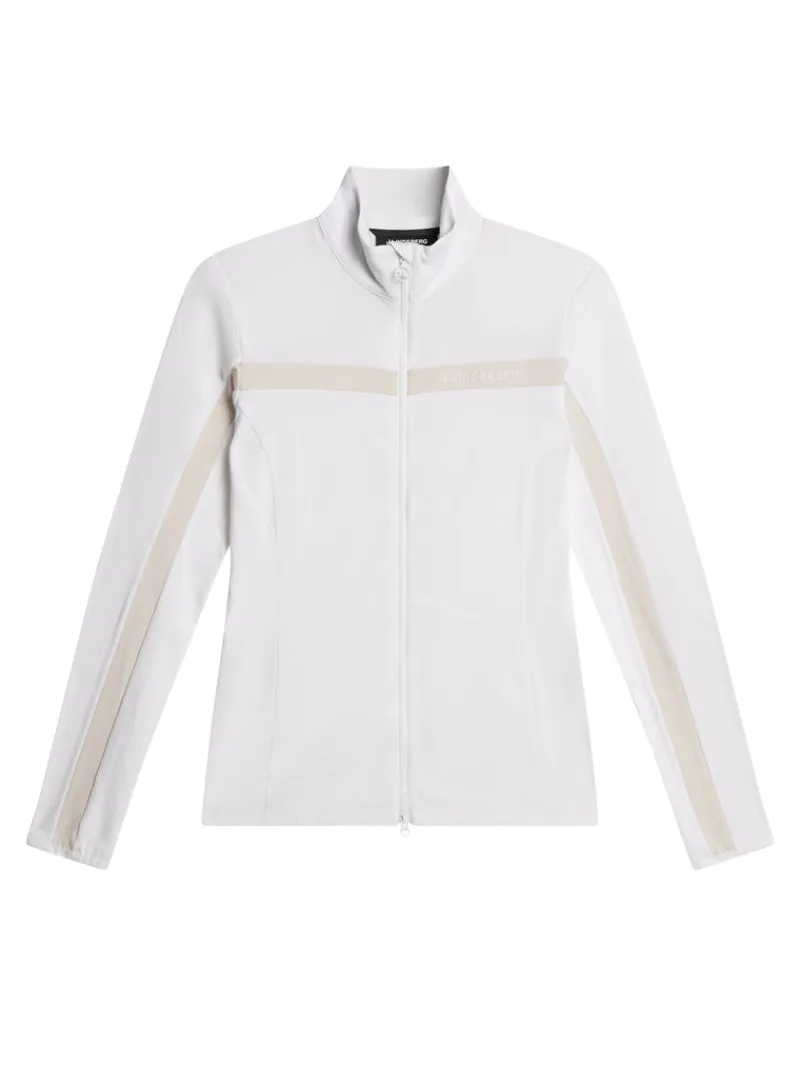 Golf | Bas- Och Mellanlager-J.Lindeberg Seasonal Janice Mid Layer White
