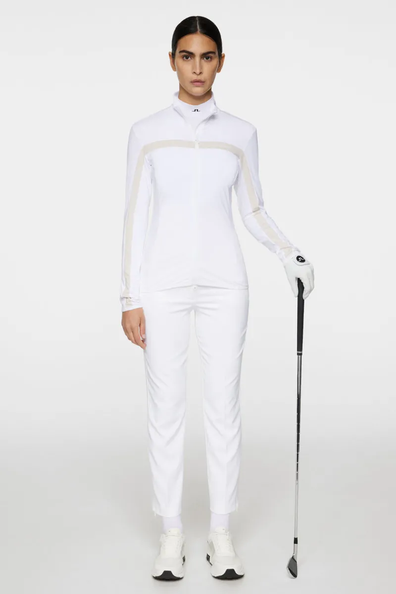 Golf | Bas- Och Mellanlager-J.Lindeberg Seasonal Janice Mid Layer White