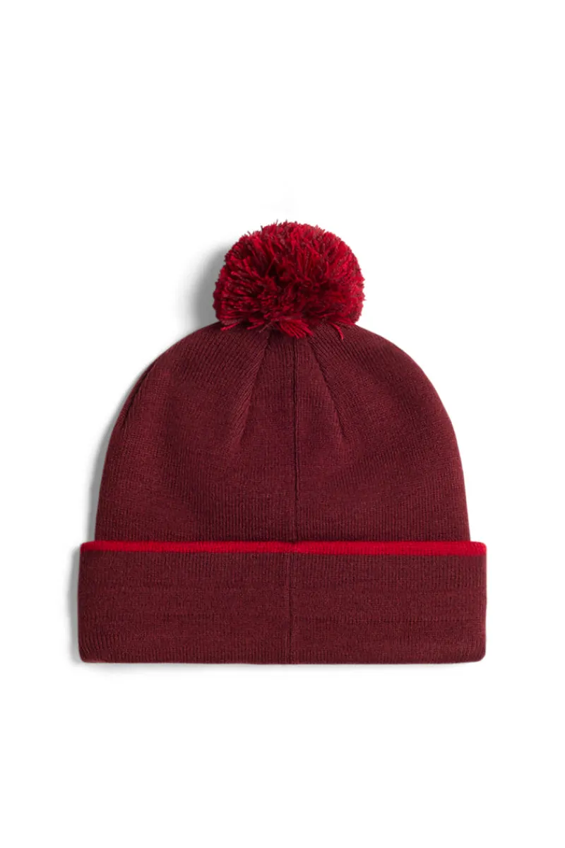 Accessoarer | Active-J.Lindeberg Stripe Beanie Cabernet