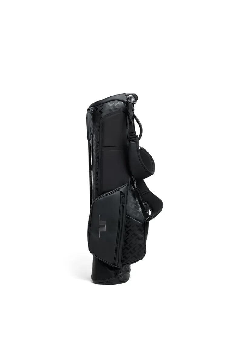 Golf | Golf-J.Lindeberg Sunday Stand Print Golf Bag Tour Geo Jacquard Black M