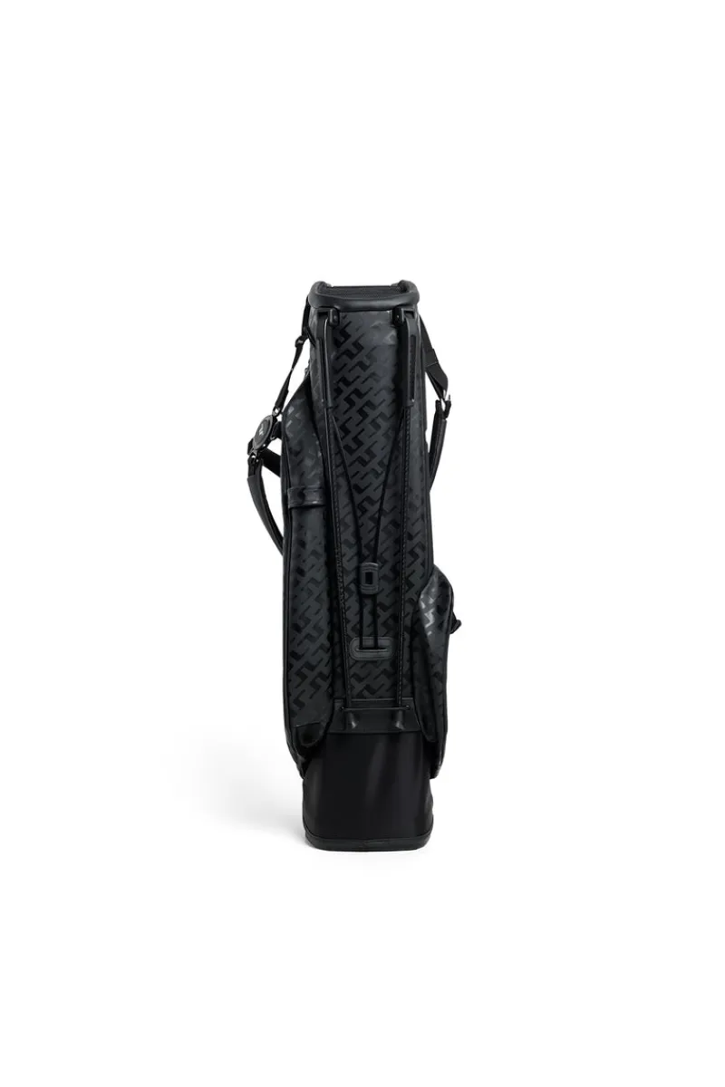 Golf | Golf-J.Lindeberg Sunday Stand Print Golf Bag Tour Geo Jacquard Black M