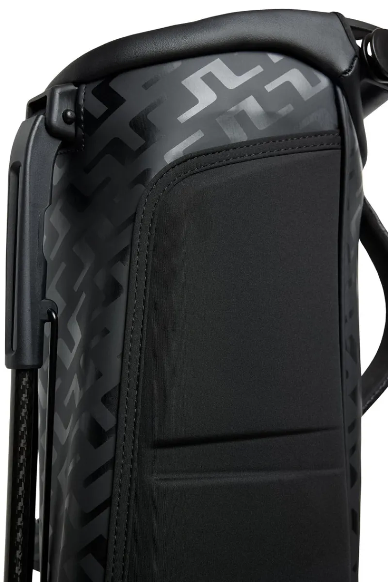 Golf | Golf-J.Lindeberg Sunday Stand Print Golf Bag Tour Geo Jacquard Black M