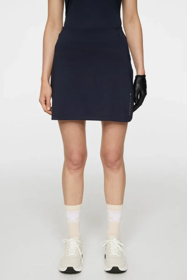 Golf | Kjolar-J.Lindeberg Swinga Mid Skirt JL Navy