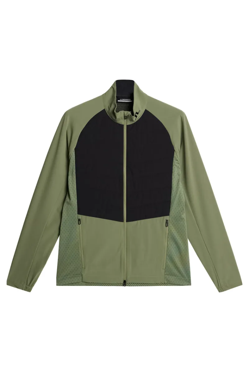 Golf | Jackor-J.Lindeberg Tech Hybrid Softshell Jacket Oil Green
