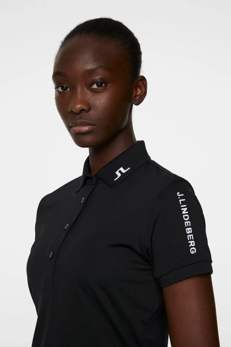 Golf | Överdelar-J.Lindeberg Tour Tech Golf Polo Black