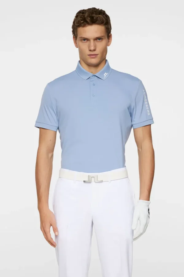 Golf | Pikétröjor-J.Lindeberg Tour Tech Polo Rain Washed