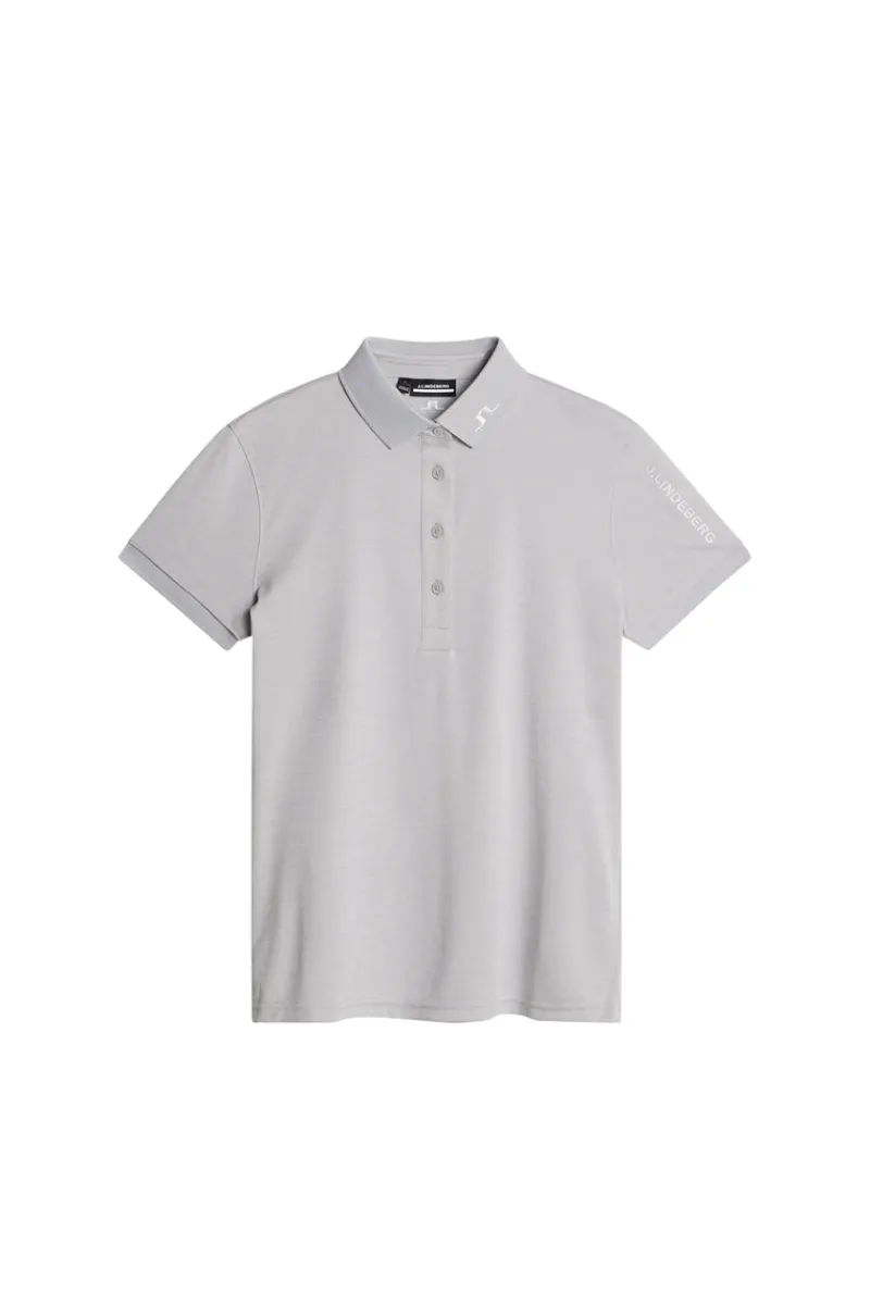 Golf | Överdelar-J.Lindeberg Tour Tech Polo Light Grey Melange