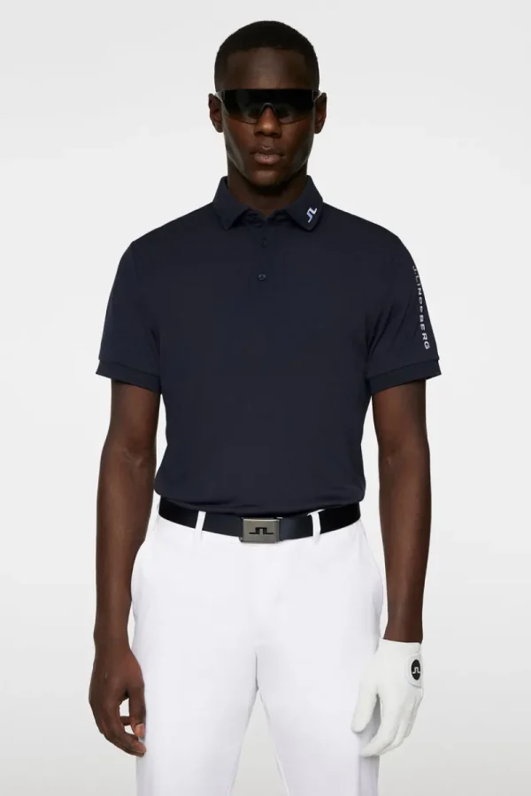 Golf | Pikétröjor-J.Lindeberg Tour Tech Reg Fit Golf Polo JL Navy