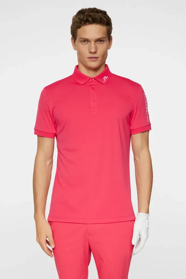 Golf | Pikétröjor-J.Lindeberg Tour Tech Slim Fit Polo Azalea