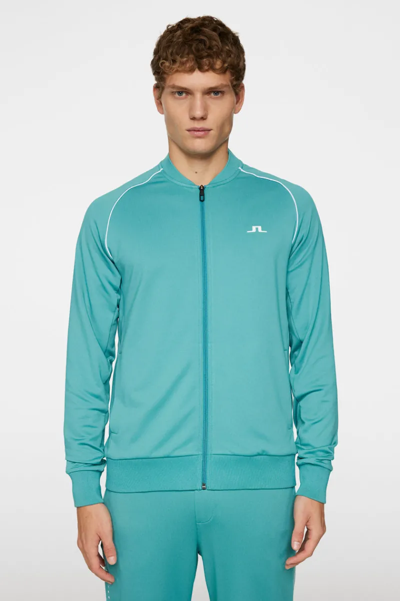 Tennis | Tröjor-J.Lindeberg Traven Track Jacket Teal