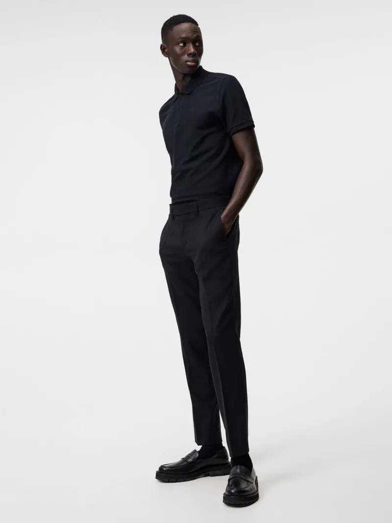 Pikétröjor | Överdelar-J.Lindeberg Troy Polo Shirt Seasonal Pique Black