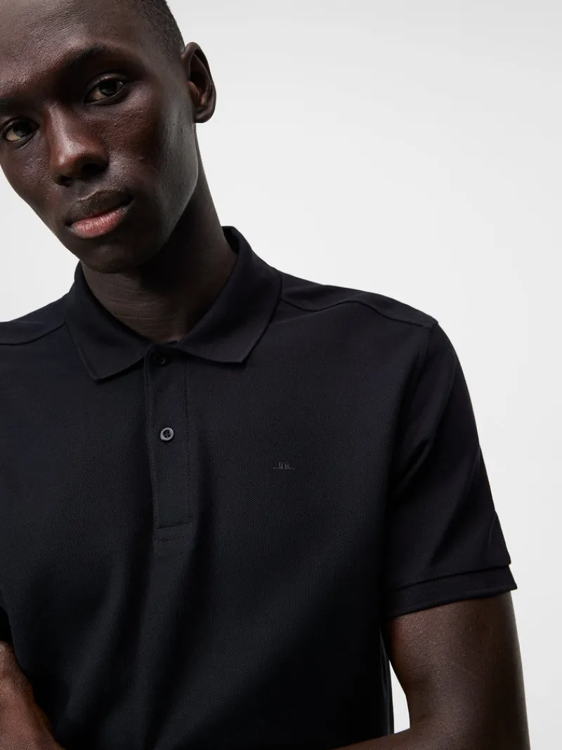 Pikétröjor | Överdelar-J.Lindeberg Troy Polo Shirt Seasonal Pique Black