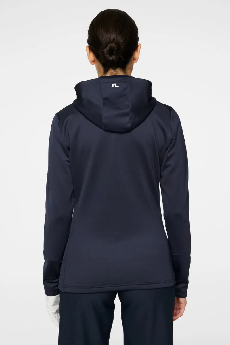 Ski | Golf-J.Lindeberg W Aerial Zip Hood JL Navy