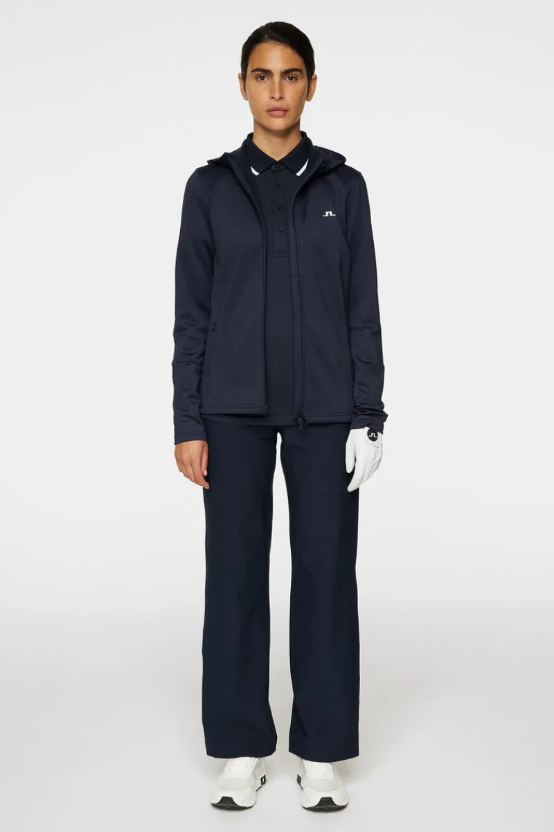 Ski | Golf-J.Lindeberg W Aerial Zip Hood JL Navy
