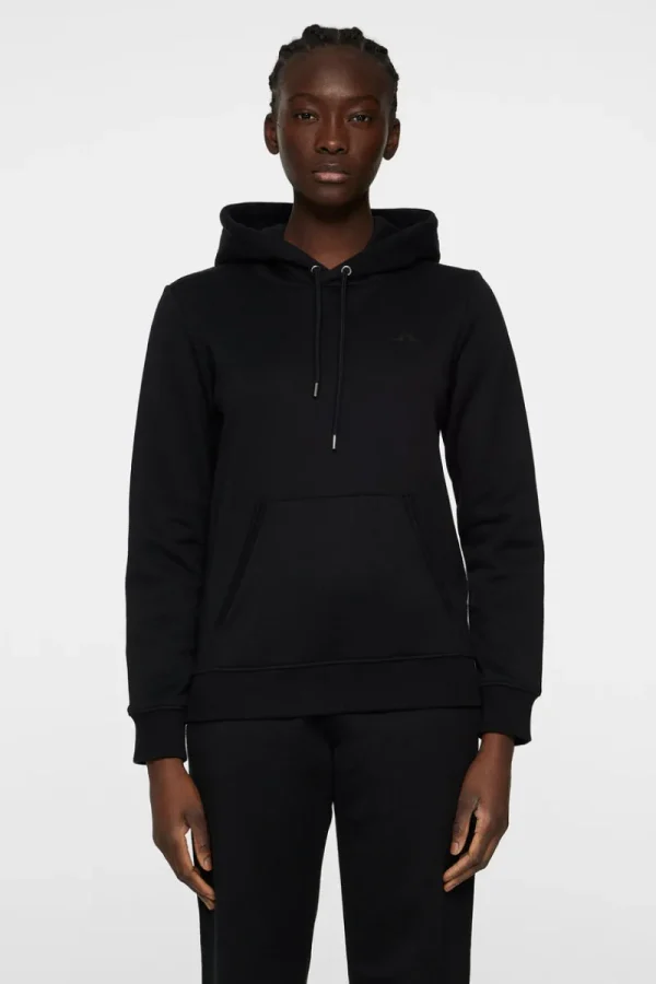 Active | Hoodies-J.Lindeberg W Alpha Hood Black