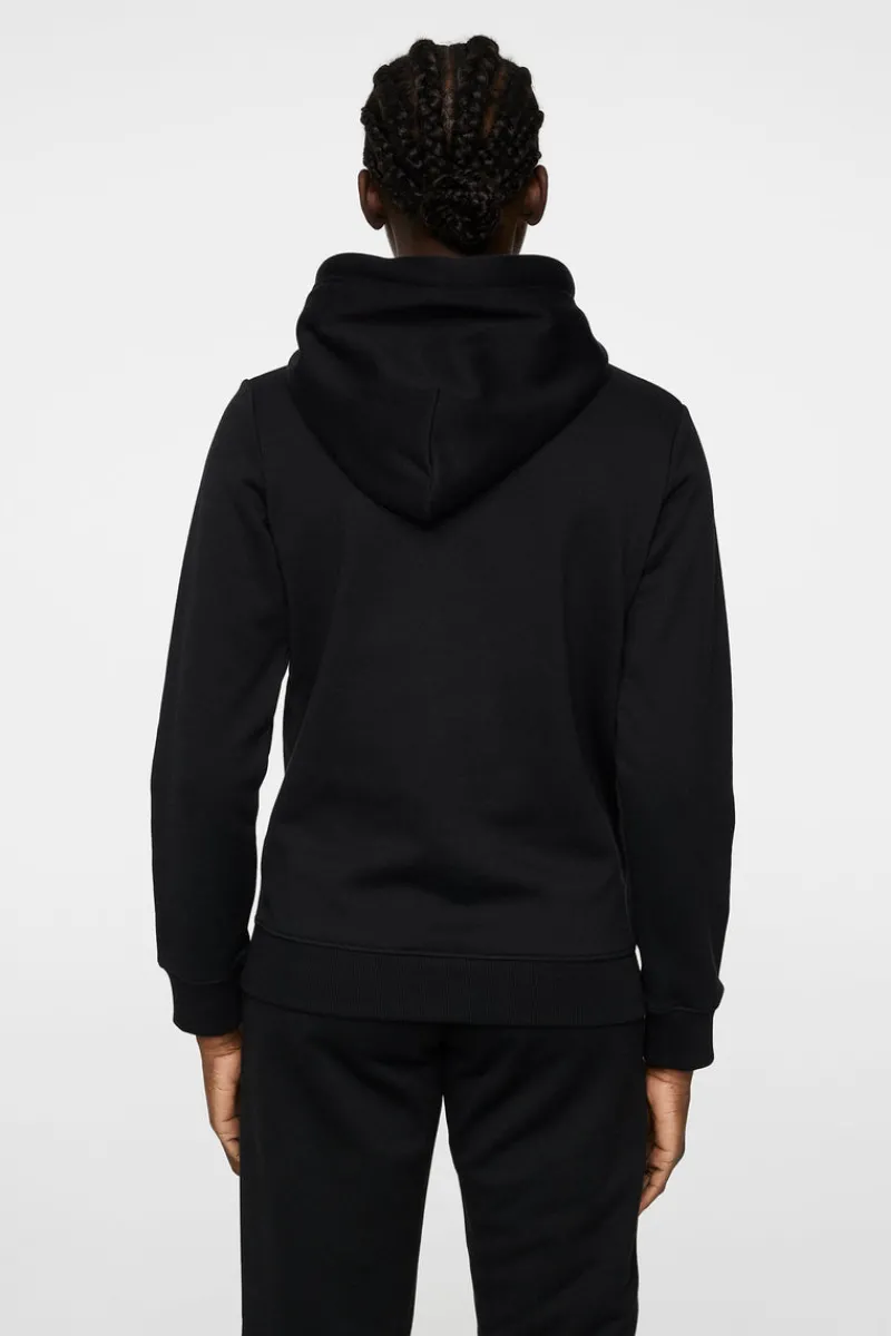 Active | Hoodies-J.Lindeberg W Alpha Hood Black