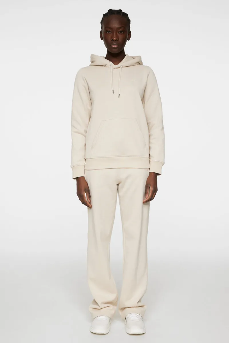 Active | Hoodies-J.Lindeberg W Alpha Hood Moonbeam