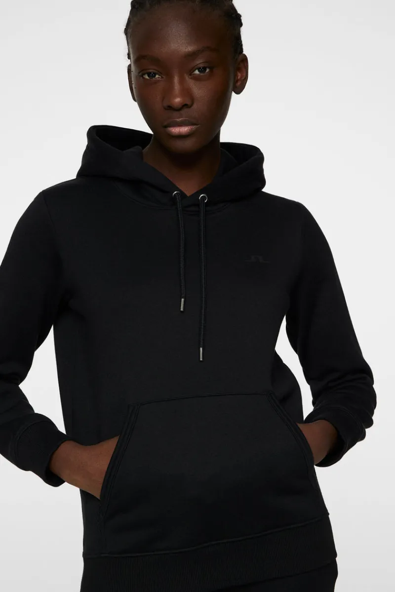 Active | Hoodies-J.Lindeberg W Alpha Hood Black