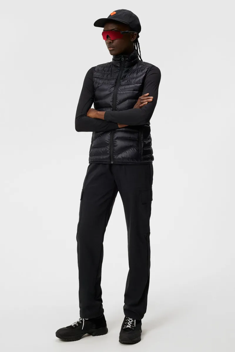 Västar | Outdoor-J.Lindeberg W Cliff Light Down Vest Black