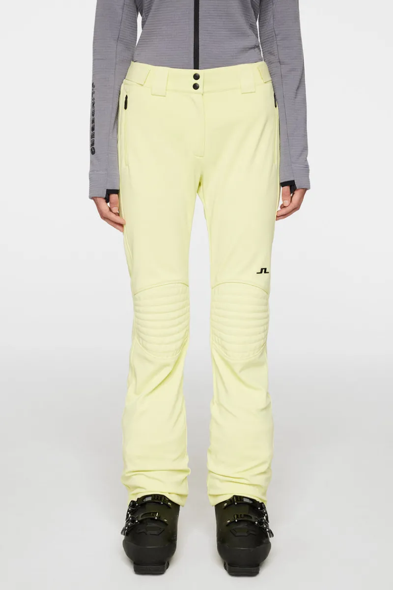 Ski | Underdelar-J.Lindeberg W Stanford Pant Pale Lime Yellow