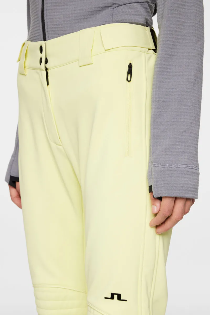 Ski | Underdelar-J.Lindeberg W Stanford Pant Pale Lime Yellow