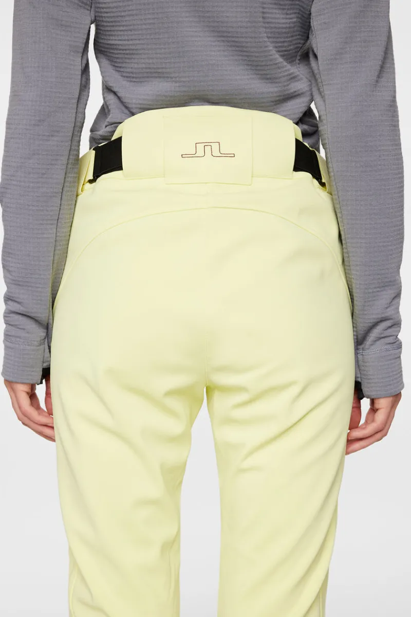 Ski | Underdelar-J.Lindeberg W Stanford Pant Pale Lime Yellow