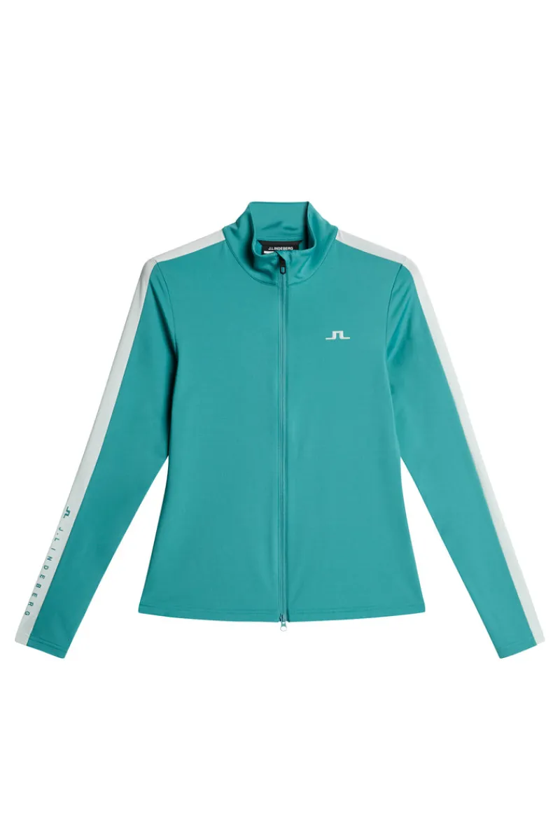 Golf | Bas- Och Mellanlager-J.Lindeberg Wilma Mid Layer Teal