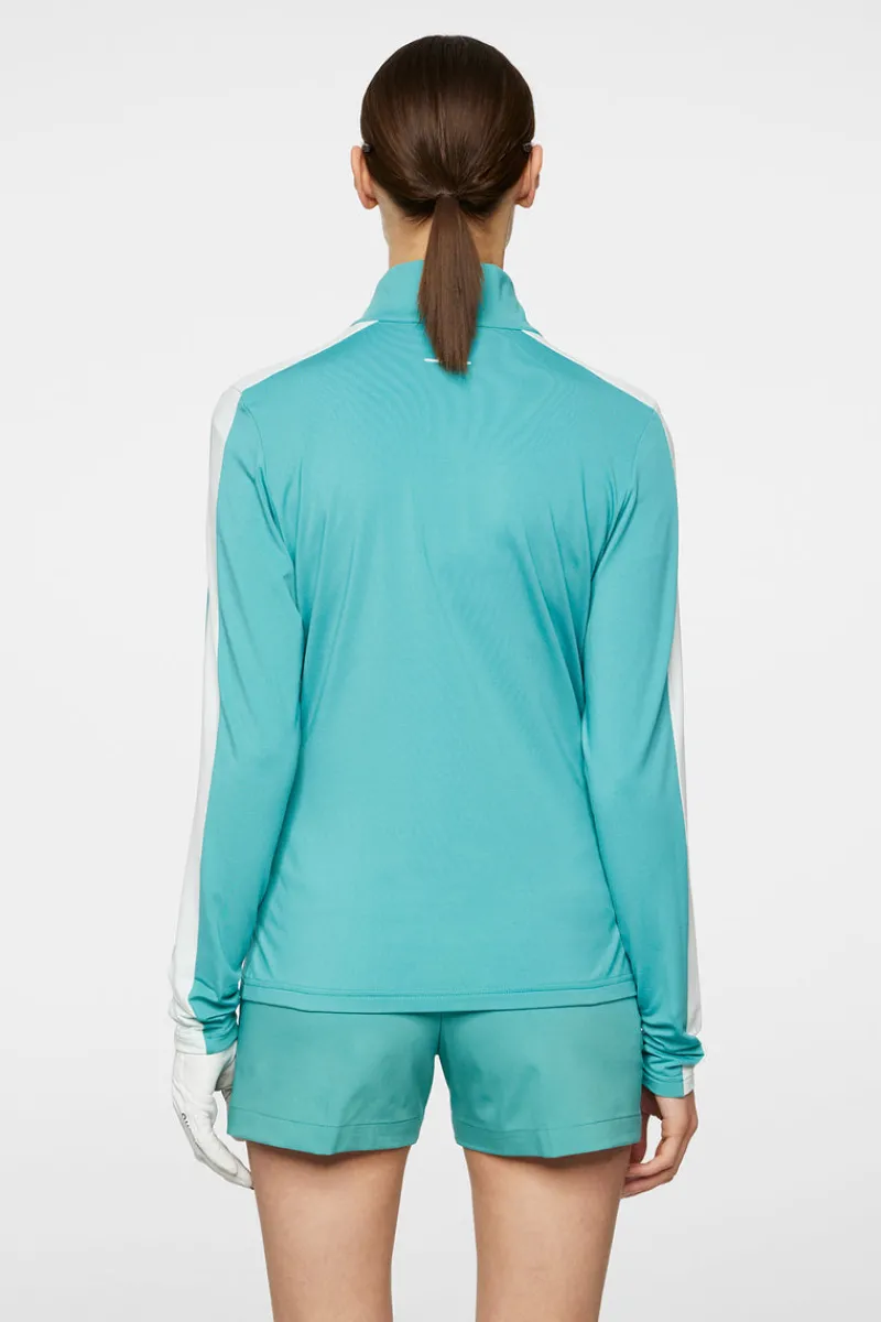 Golf | Bas- Och Mellanlager-J.Lindeberg Wilma Mid Layer Teal