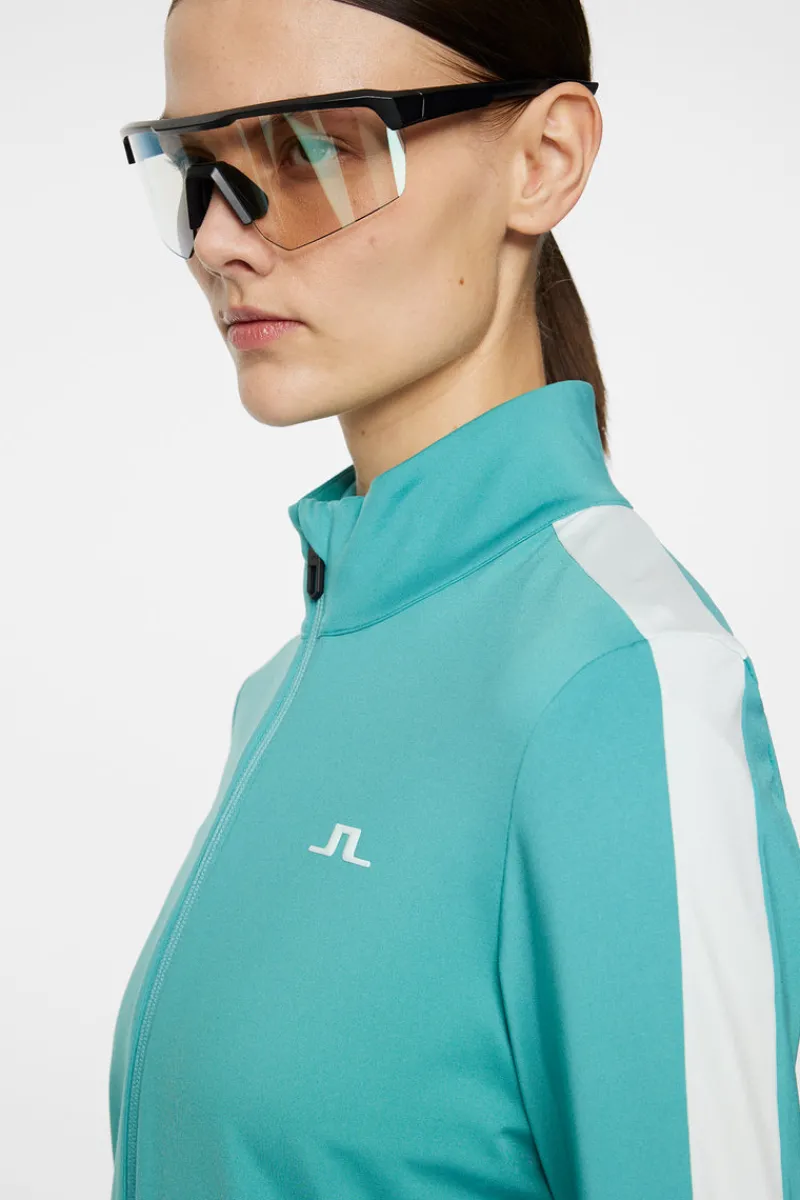 Golf | Bas- Och Mellanlager-J.Lindeberg Wilma Mid Layer Teal